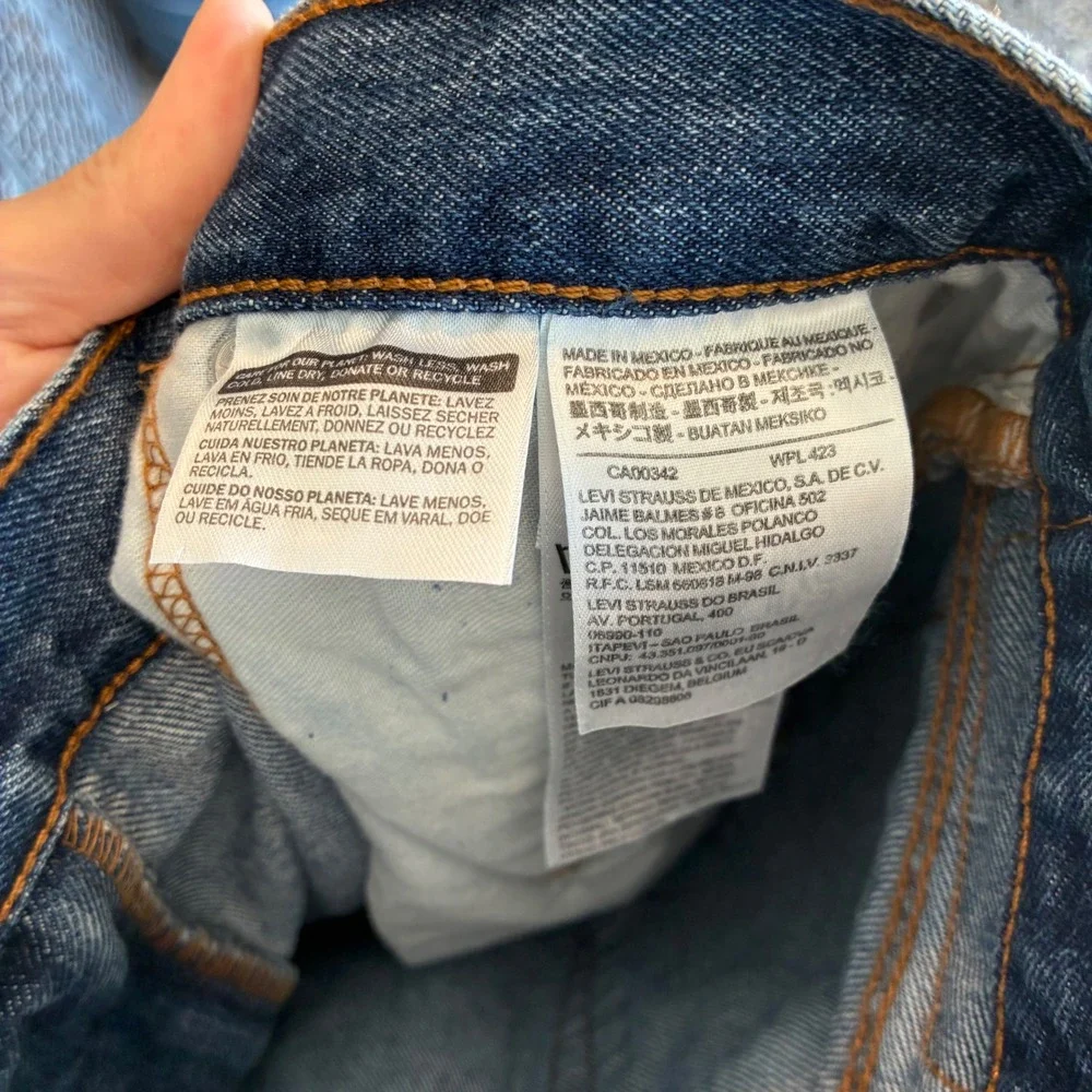 Levis 517 Mens Bootcut Medium Wash Denim Jeans Raw Hem Western cowboy Sz 36x33.5